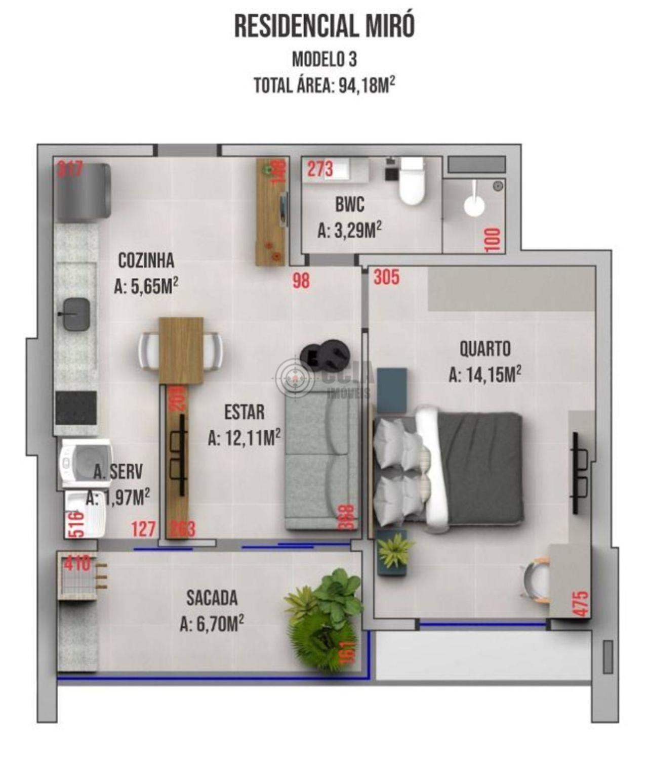 Residencial Miro 53 Centro Apartamento